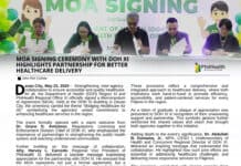 MOA SIGNING CEREMONY WITH DOH XI HIGHLIGHTS PARTNERSHIP FOR BETTER HEALTHCARE DELIVERY
