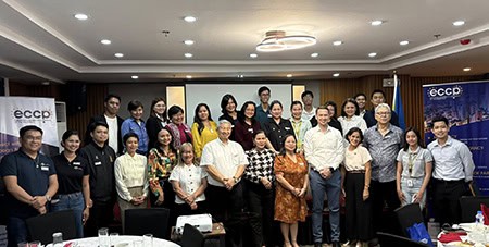 Participants to ECCP CDO's Business Mixer N Night with ECCP Exec Dir Florian Gottein & ECCP CDO Chair Ralph Paguio.