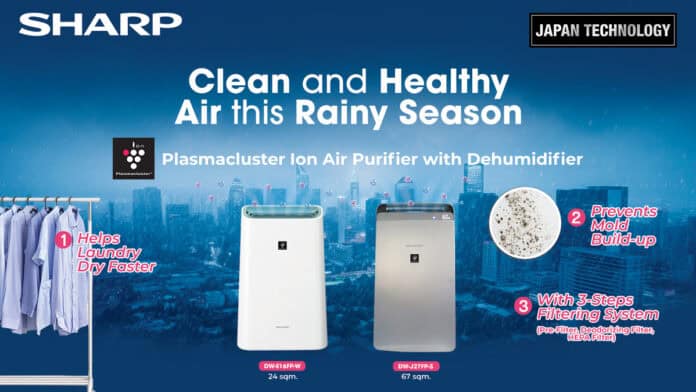 Sharp Plasmacluster Air Purifier with Dehumidifier