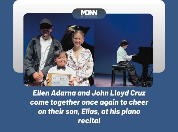 Ellen Adarna and John Lloyd Cruz Reunite to Support Son Elias at Piano Recital Ellen Adarna and John Lloyd Cruz Reunite to Support Son Elias at Piano Recital