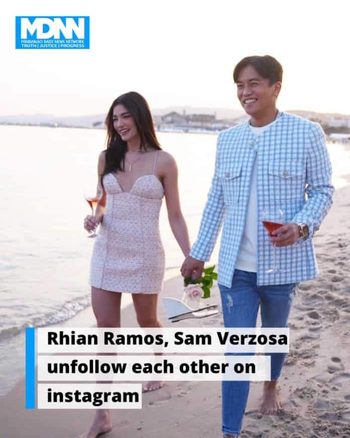 Rhian Ramos, Sam Verzosa Spark Online Buzz After Unfollowing Each Other on Instagram Rhian Ramos, Sam Verzosa Spark Online Buzz After Unfollowing Each Other on Instagram