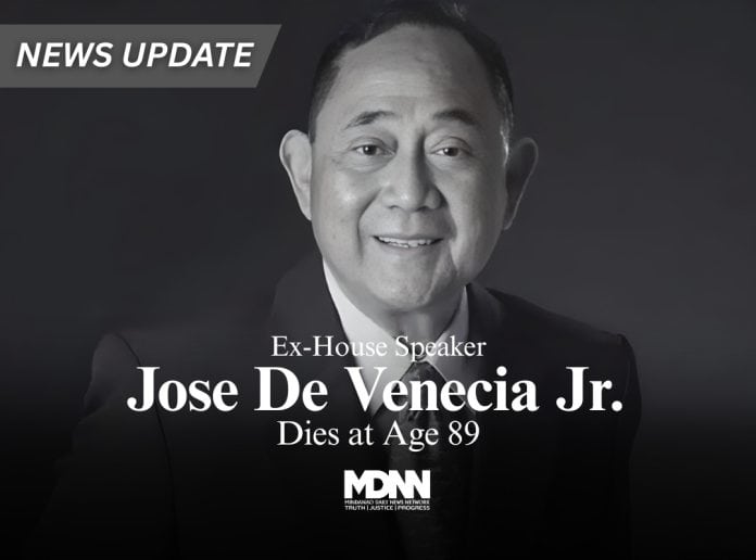 Former House Speaker Jose De Venecia Jr. dies at 89