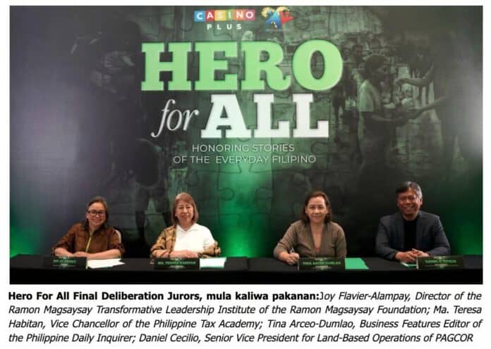 Alden Richards Foundation, at Casino Plus, katuwang ang Powerhouse Jury sa pagpili ng ‘Hero for All’ Awardees