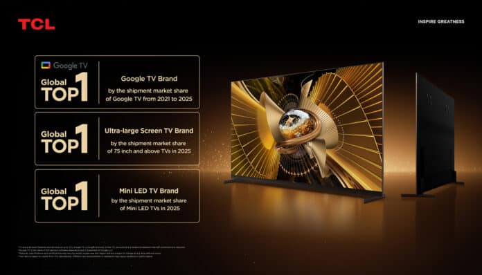 TCL, From Technology Leadership to Experience Breakthrough as the Global No. 1 TV