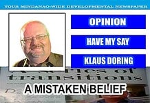 A MISTAKEN BELIEF