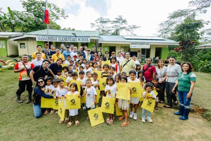 TRANSFORMING LAST MILE SCHOOL LEARNING. Aboitiz Construction and Aboitiz Foundation, in partnership with local government units and corporate partners, energized Mangumihay Elementary School in a remote, off-grid area of Nasipit, Agusan del Norte, bringing solar power, satellite internet, and digital tools to provide equal educational opportunities for indigenous Higaonon students. .