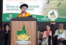Solon highlights soil science, sustainable agriculture in ADSSU maiden graduation