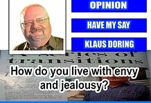 How do you live with envy and jealousy?