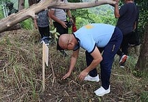 PNP Caraga plants trees to mark Crime Prevention Week