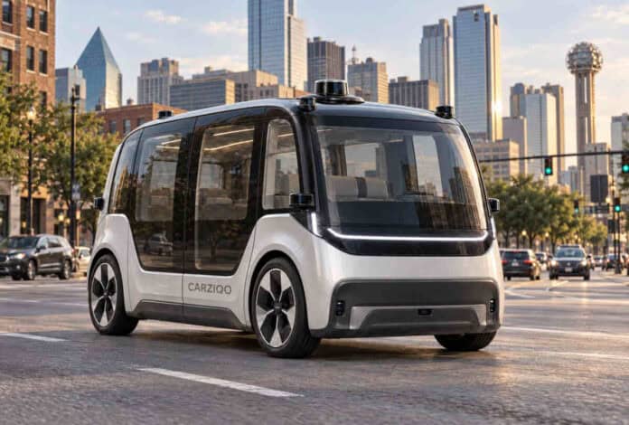 Carziqo Adds UR-NX Autonomous Ride-Hailing Vehicles to Dallas Operation