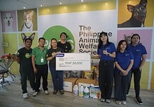 MECANMED and MECANVET Support PAWS with PHP 30,000 Donation for Rescued Animals