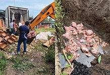 630 kilos of imported meat seized in Agusan del Sur town