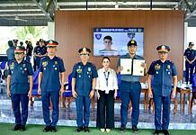 Wounded Caraga cop honored after election security duty in historic BARMM polls