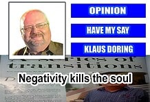Negativity kills the soul