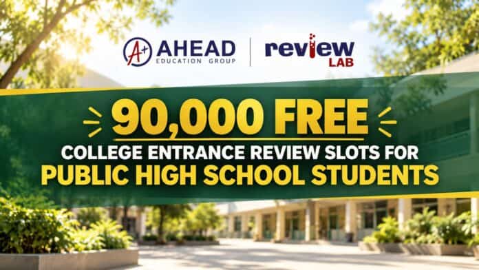 AHEAD Education Group Opens 90,000 Free Review Slots for Public High School Students, Launches ReviewLab for PUP, UP Entrance Exams