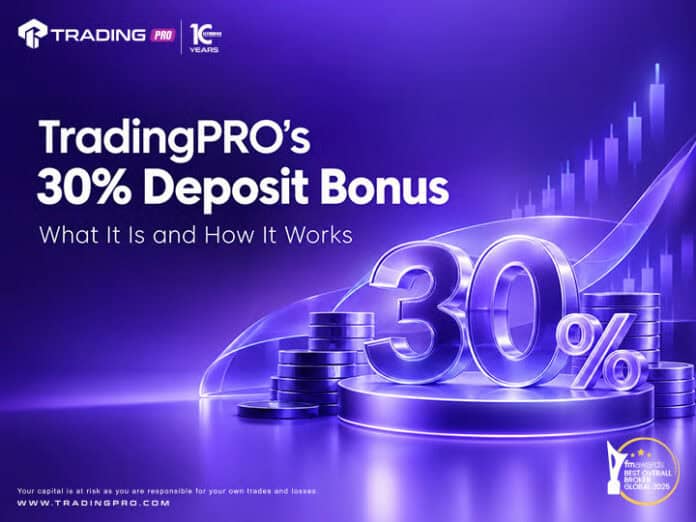 TradingPROs 30 Deposit Bonus - What It Is and How It Works